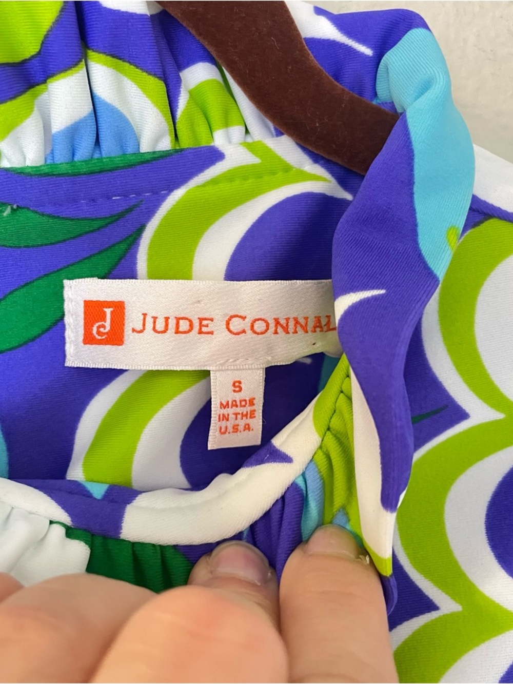 JUDE CONNALLY SHARI DRESS MOD PAISLEY IRIS Size Small - Picture 3 of 9